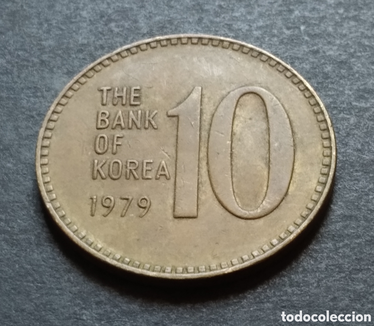 Monedas antiguas de Asia: MONEDA - COREA DEL SUR 10 WON 1979 - Foto 3