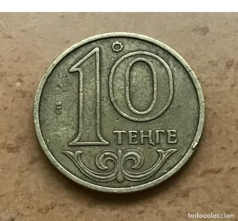 Monedas antiguas de Asia: 10 tenge de Kazajist&aacute;n. A&ntilde;o 2002