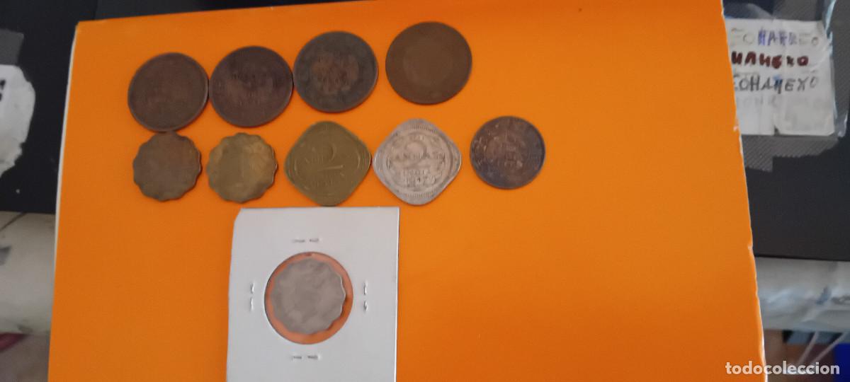 Monedas antiguas de Asia: INDIA BRITANICA LOTE 10 MONEDAS DESDE 2 ANNA A 1/2 PICE, LEA DESCRIPCION