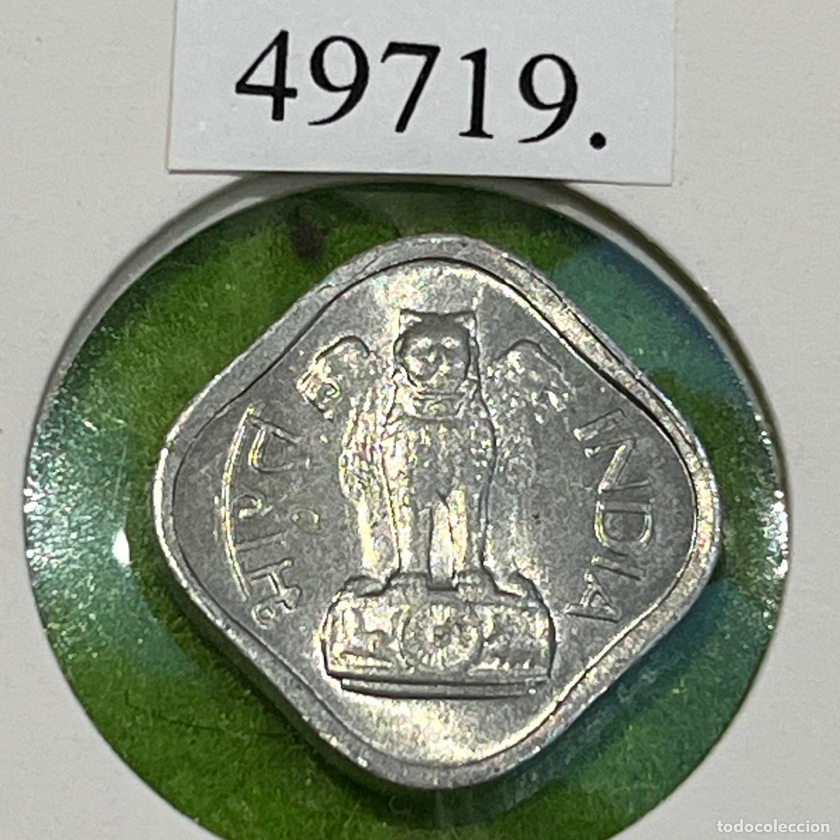 Monedas antiguas de Asia: India 1 paisa, 1968 Bombay