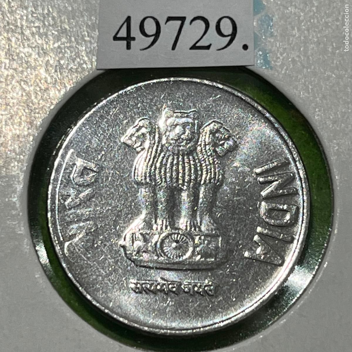 Monedas antiguas de Asia: India 1 rupia, 2016 , Noida - Foto 2