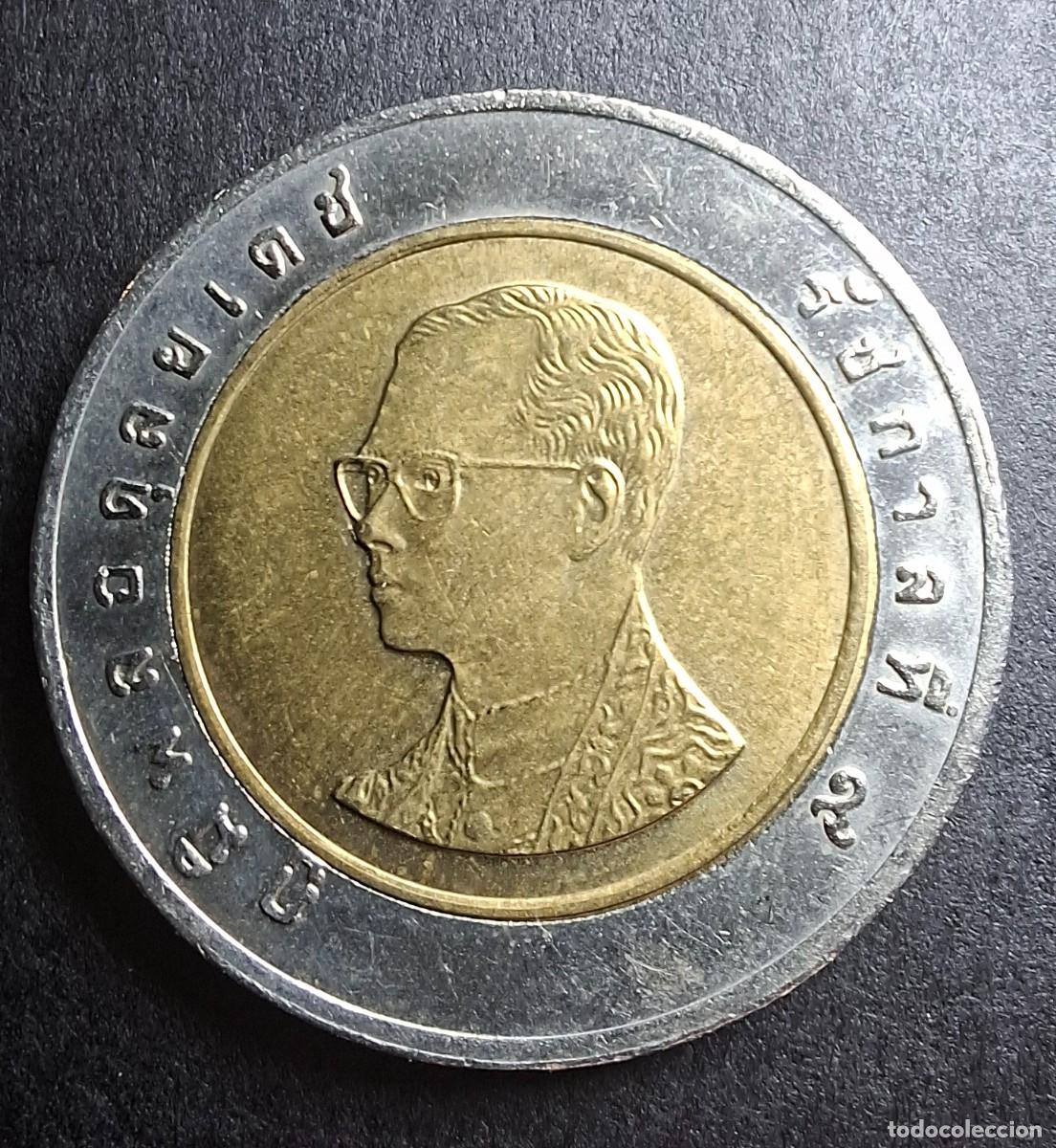 Monedas antiguas de Asia: TAILNDIA 2004 10 BATH KM y227 EBC+
