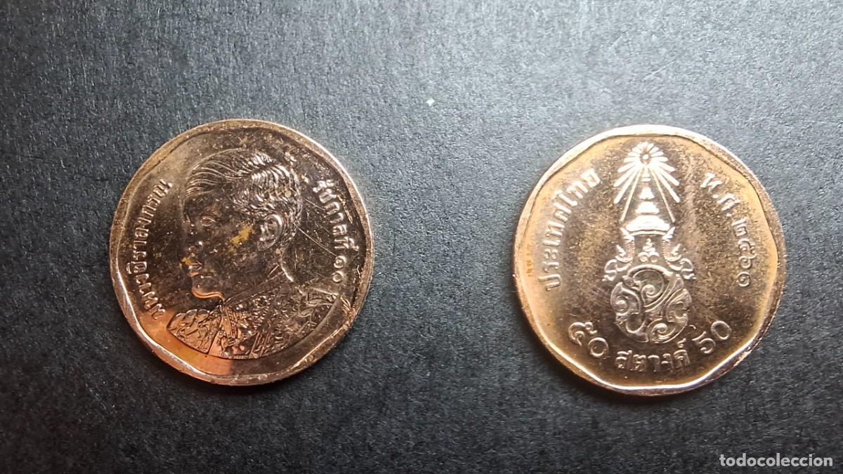 Monedas antiguas de Asia: TAILANDIA 2018 50 Satang (2018-Rama X) KM y573 SC