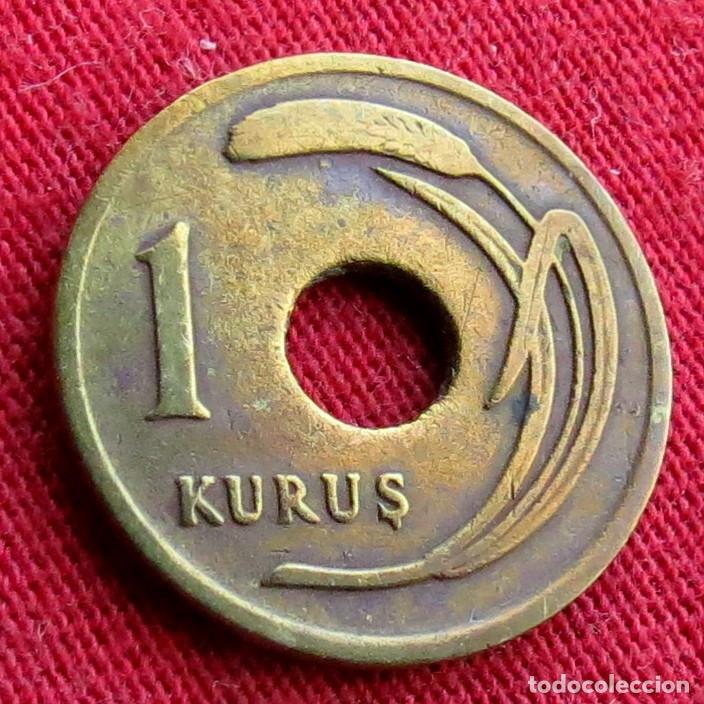 Monedas antiguas de Asia: TURQU&Iacute;A 1 kurus 1949 #1