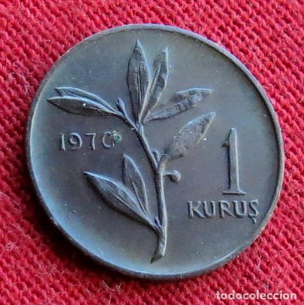 Monedas antiguas de Asia: TURQU&Iacute;A 1 kurus 1970
