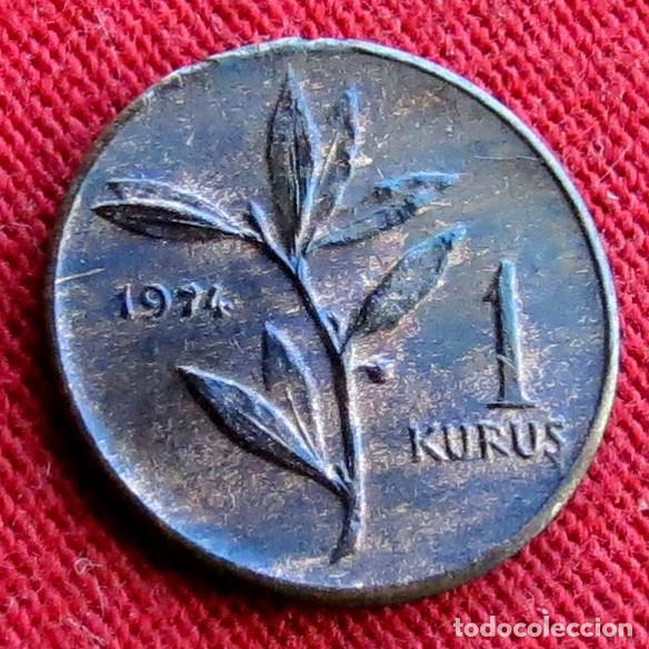 Monedas antiguas de Asia: TURQU&Iacute;A 1 kurus 1974