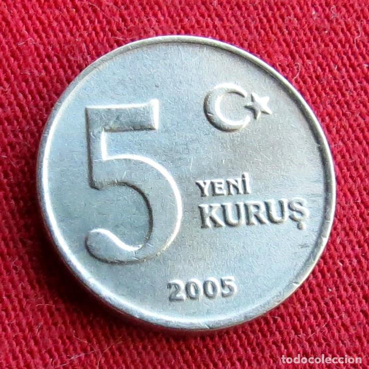 Monedas antiguas de Asia: TURQU&Iacute;A 5 kurus 2005 - Foto 1