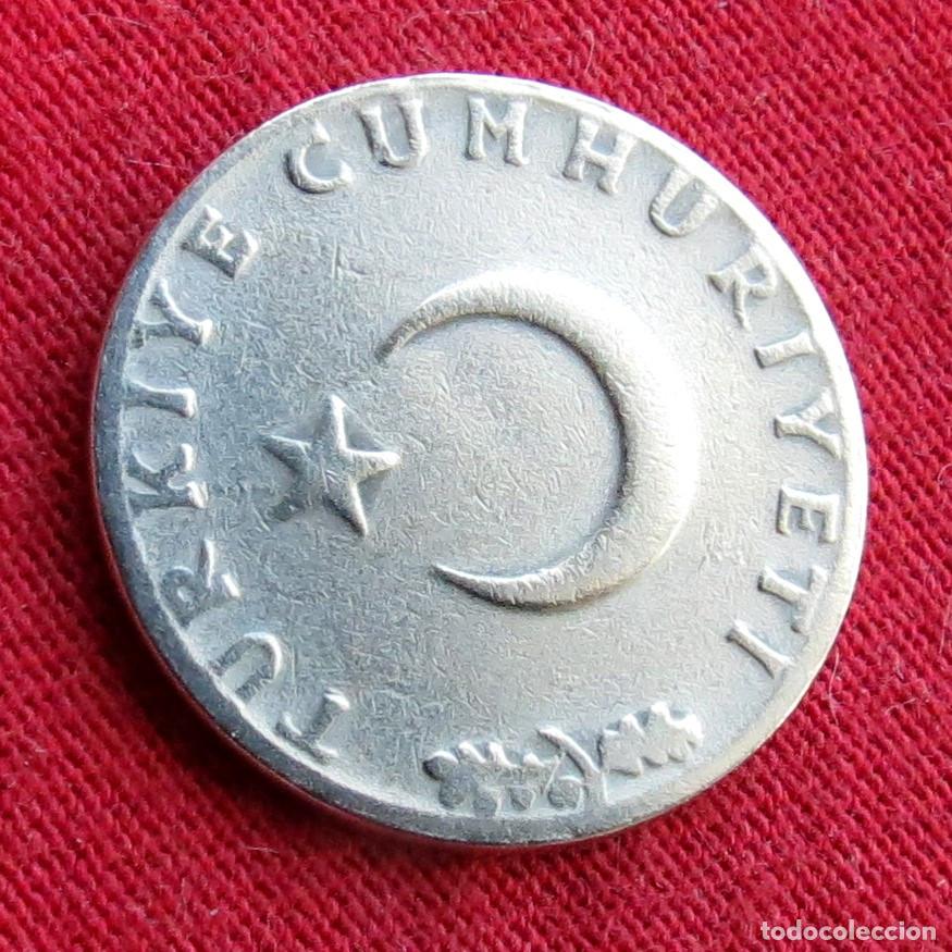 Monedas antiguas de Asia: TURQU&Iacute;A 10 kurus 1966 - Foto 2