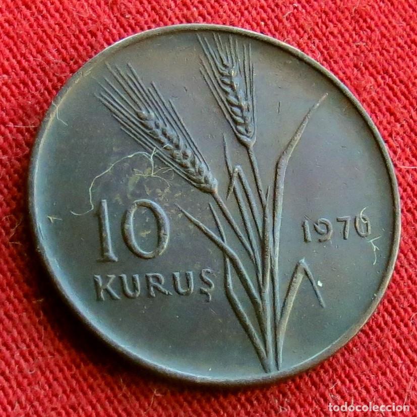 Monedas antiguas de Asia: TURQU&Iacute;A 10 kurus 1970