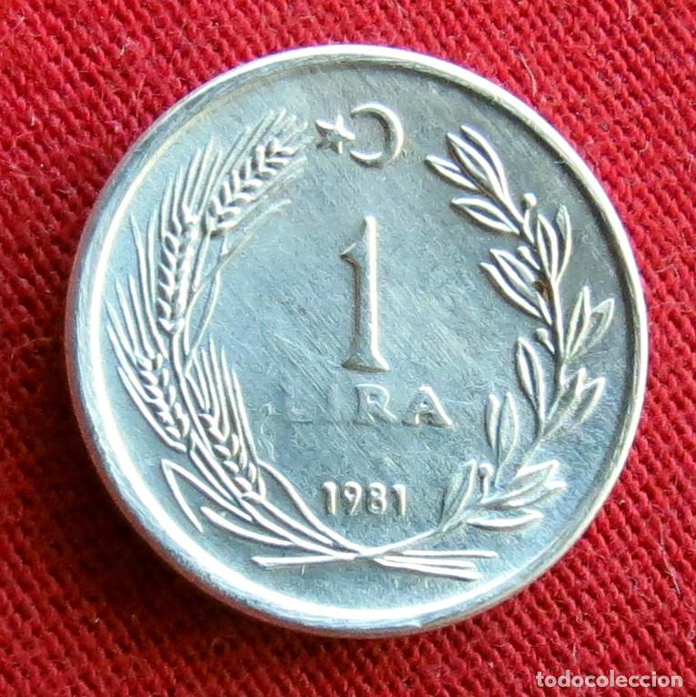 Monedas antiguas de Asia: TURQU&Iacute;A 1 lira 1981 .