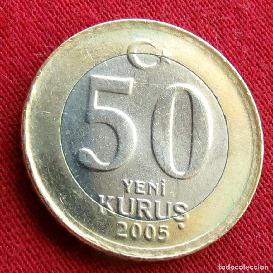 Monedas antiguas de Asia: TURQU&Iacute;A 50 kurus 2005