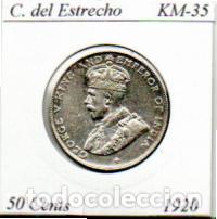 Monedas antiguas de Asia: COLONIAS DEL ESTRECHO 1920 (2), 50 CENTS, KM-35,, AG, EBC; 22,95 &euro; 1