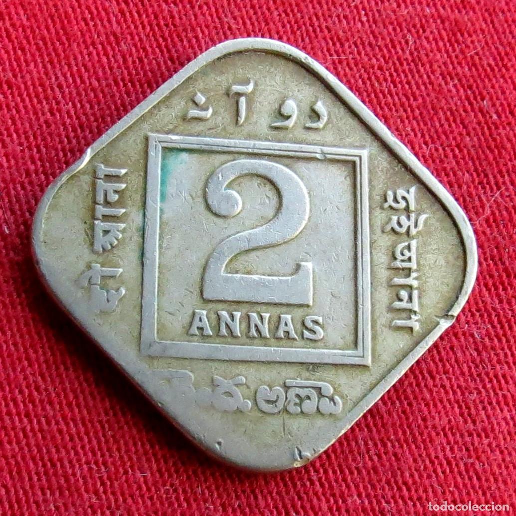 Monedas antiguas de Asia: India 2 annas 1919 ...