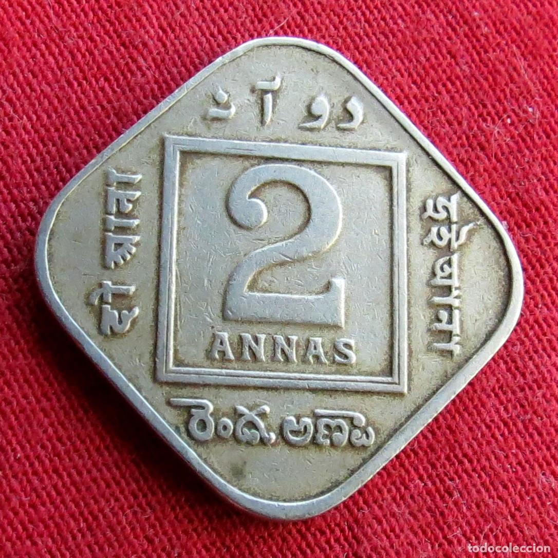 Monedas antiguas de Asia: India 2 annas 1920 ...