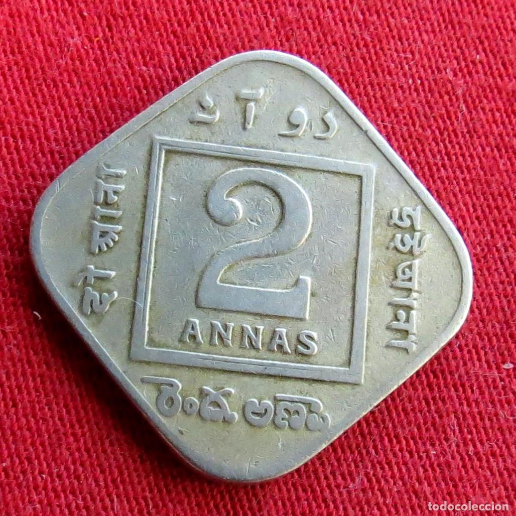 Monedas antiguas de Asia: India 2 annas 1930 ...