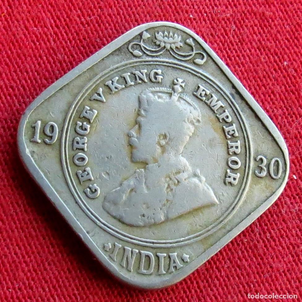 Monedas antiguas de Asia: India 2 annas 1930 ... - Foto 2
