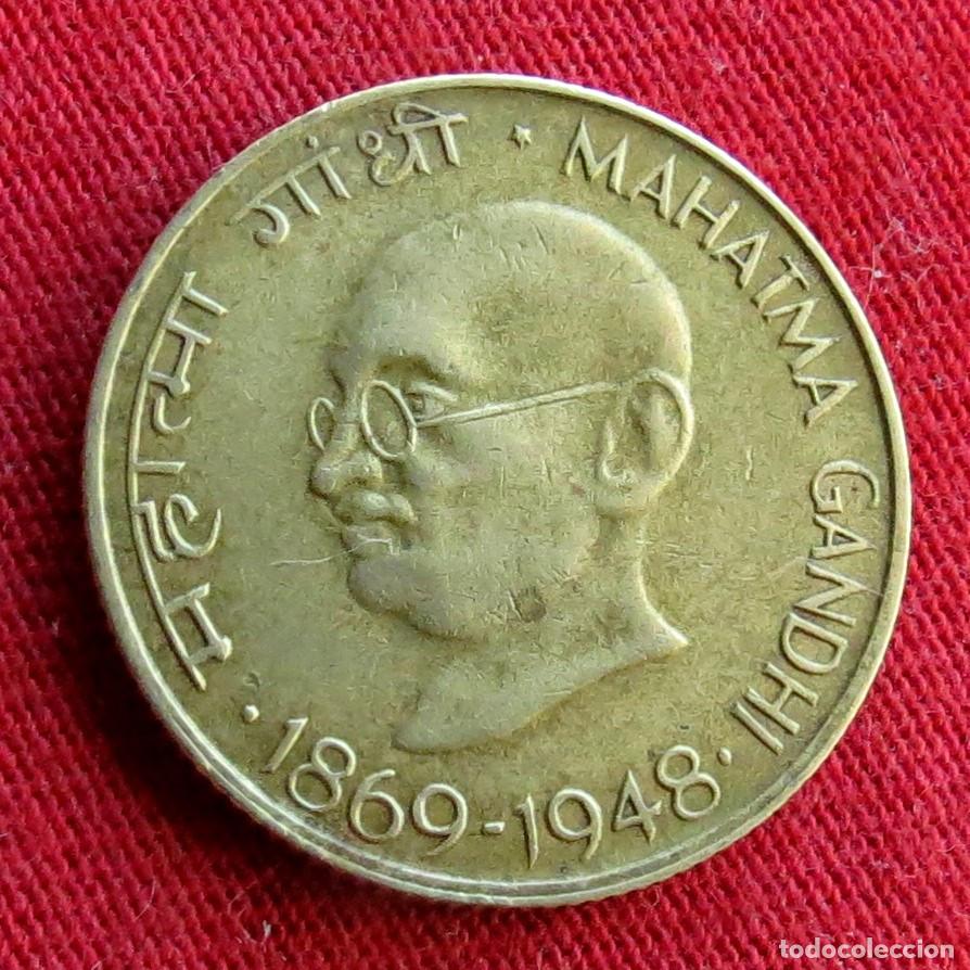 Monedas antiguas de Asia: India 20 paise 1969 Gandhi
