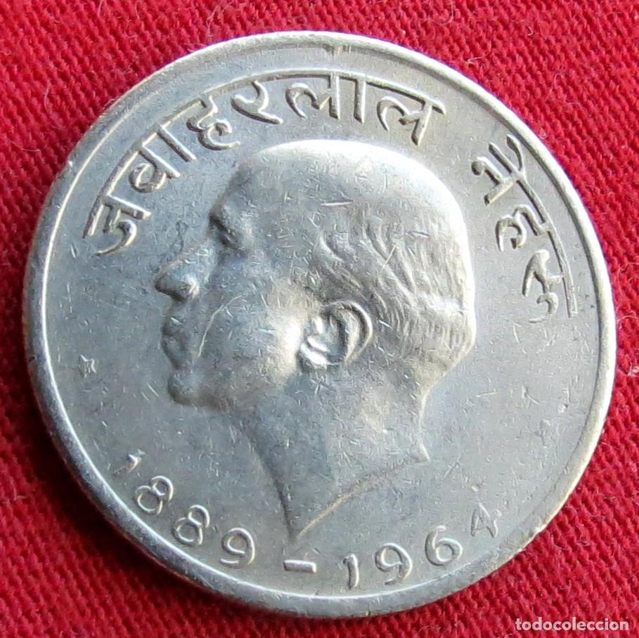 Monedas antiguas de Asia: India 50 paise 1964 Nehru