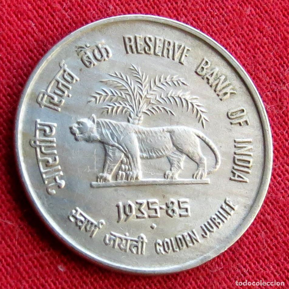 Monedas antiguas de Asia: India 50 paise 1985 Banco
