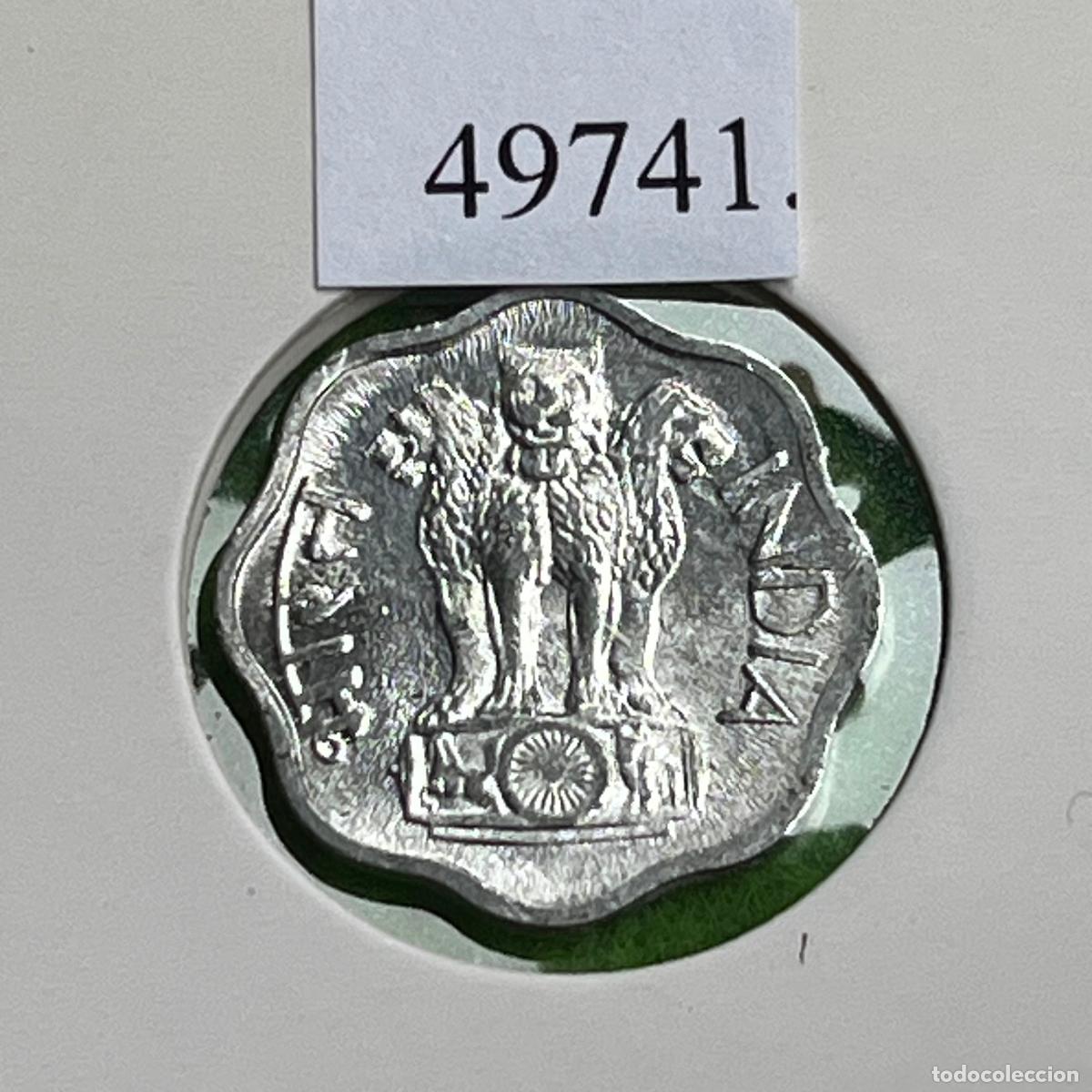 Monedas antiguas de Asia: India 2 paise 1975 Hyderabad