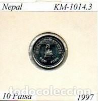 Monedas antiguas de Asia: NEPAL 1997, 10 PAISA, KM-1014.3, SC; 0,95 &euro; 1