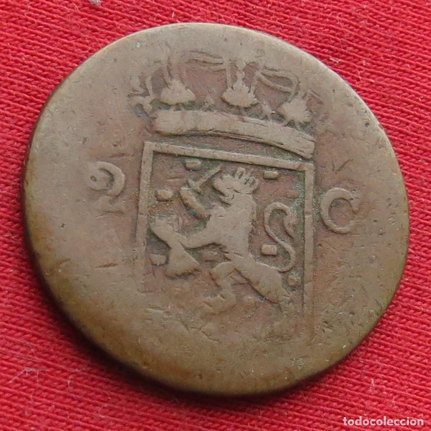 Monedas antiguas de Asia: Indias Holandesas Orientales Neerlandesas 2 cents 1834