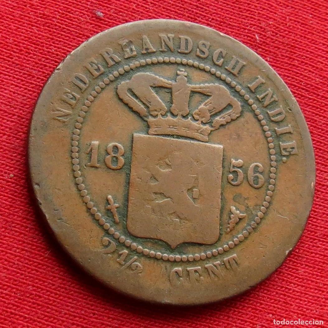 Monedas antiguas de Asia: Indias Holandesas Orientales Neerlandesas 2, 1/2 cents 1856