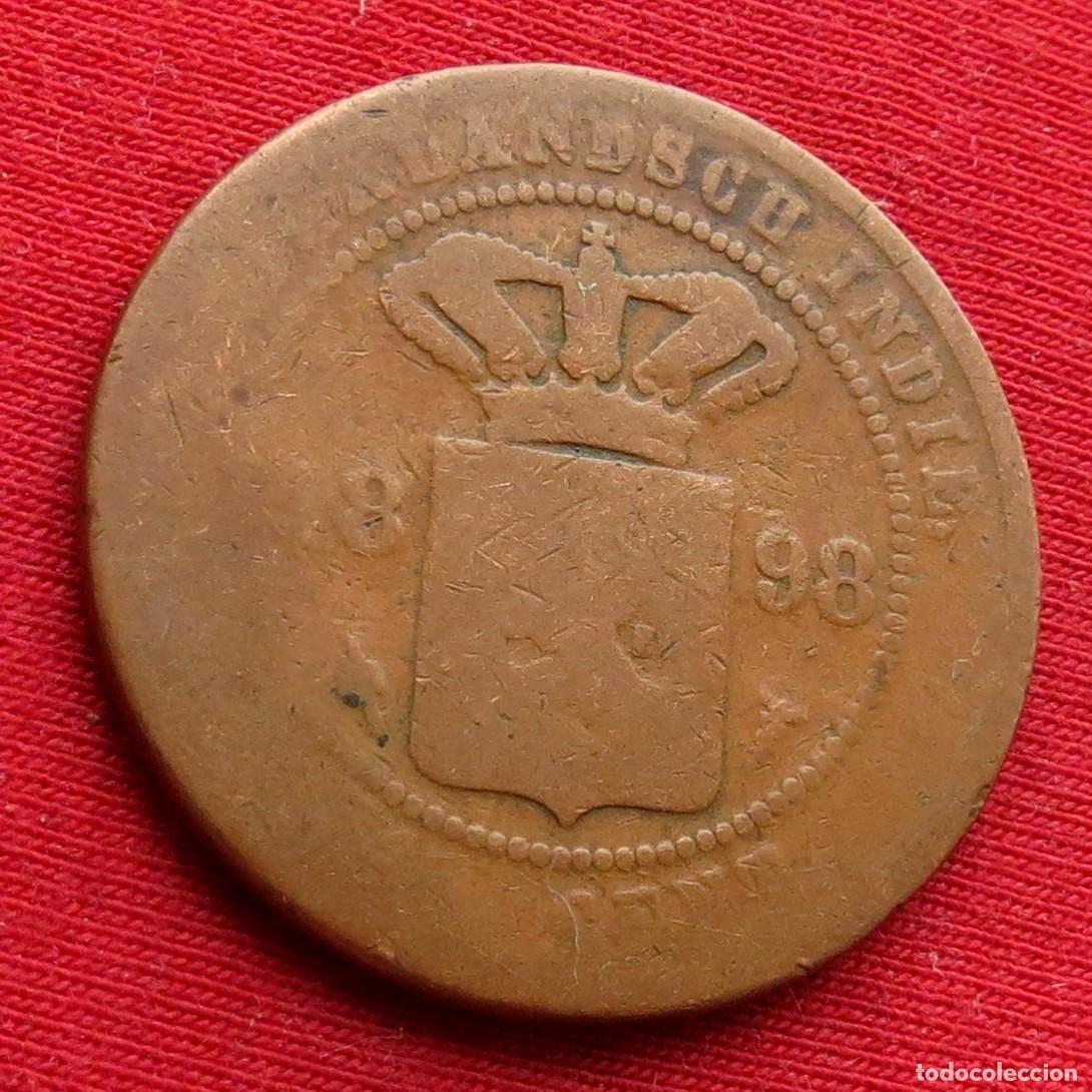 Monedas antiguas de Asia: Indias Holandesas Orientales Neerlandesas 2, 1/2 cents 1898