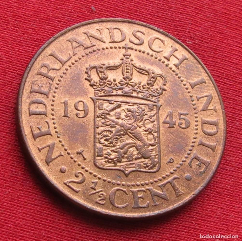Monedas antiguas de Asia: Indias Holandesas Orientales Neerlandesas 2, 1/2 cents 1945 #1