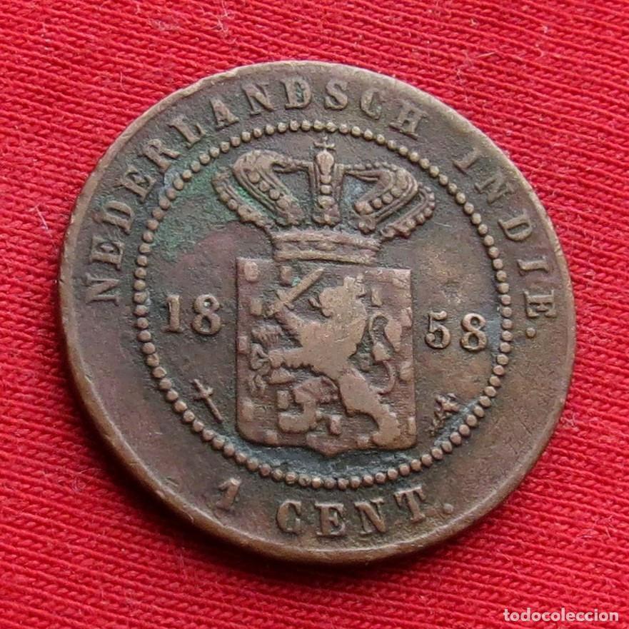 Monedas antiguas de Asia: Indias Holandesas Orientales Neerlandesas 1 cent 1858 #1