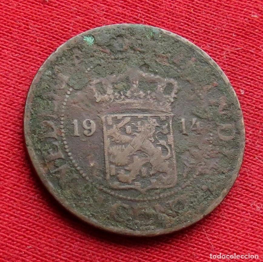 Monedas antiguas de Asia: Indias Holandesas Orientales Neerlandesas 1 cent 1914 #2