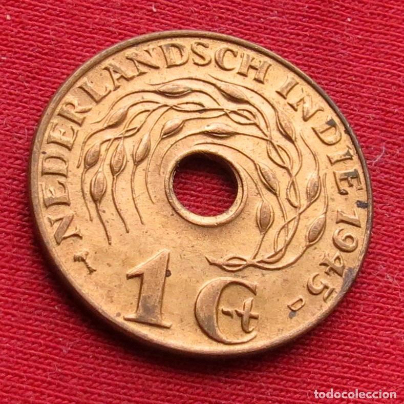 Monedas antiguas de Asia: Indias Holandesas Orientales Neerlandesas 1 cent 1945 D #1