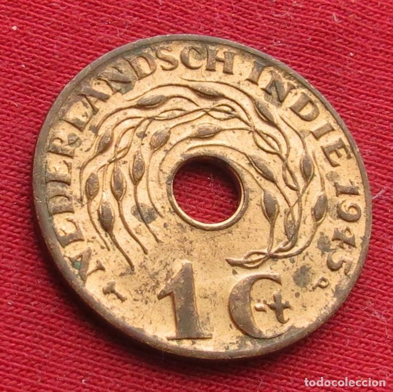 Monedas antiguas de Asia: Indias Holandesas Orientales Neerlandesas 1 cent 1945 P #1