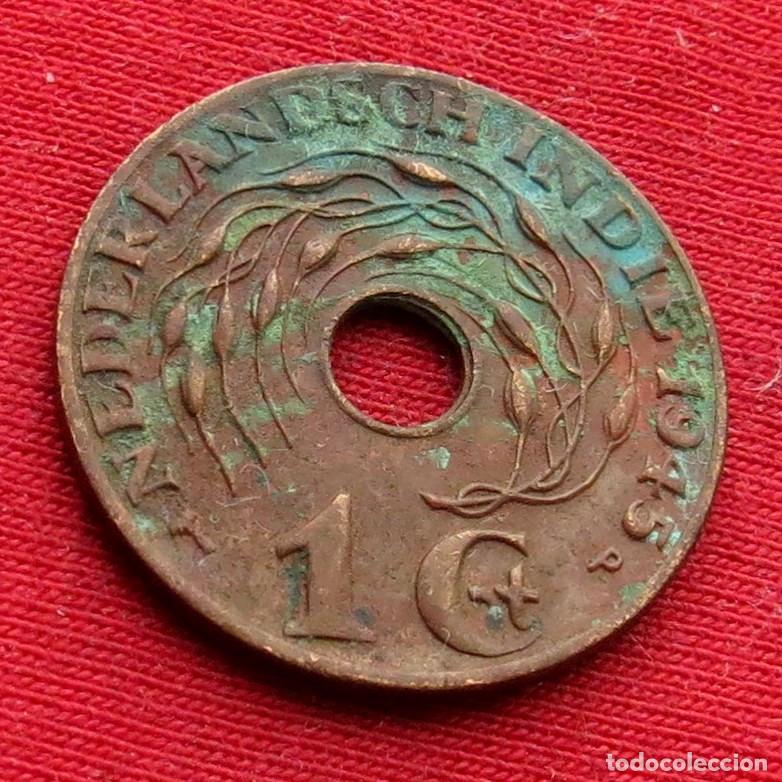 Monedas antiguas de Asia: Indias Holandesas Orientales Neerlandesas 1 cent 1945 P #2