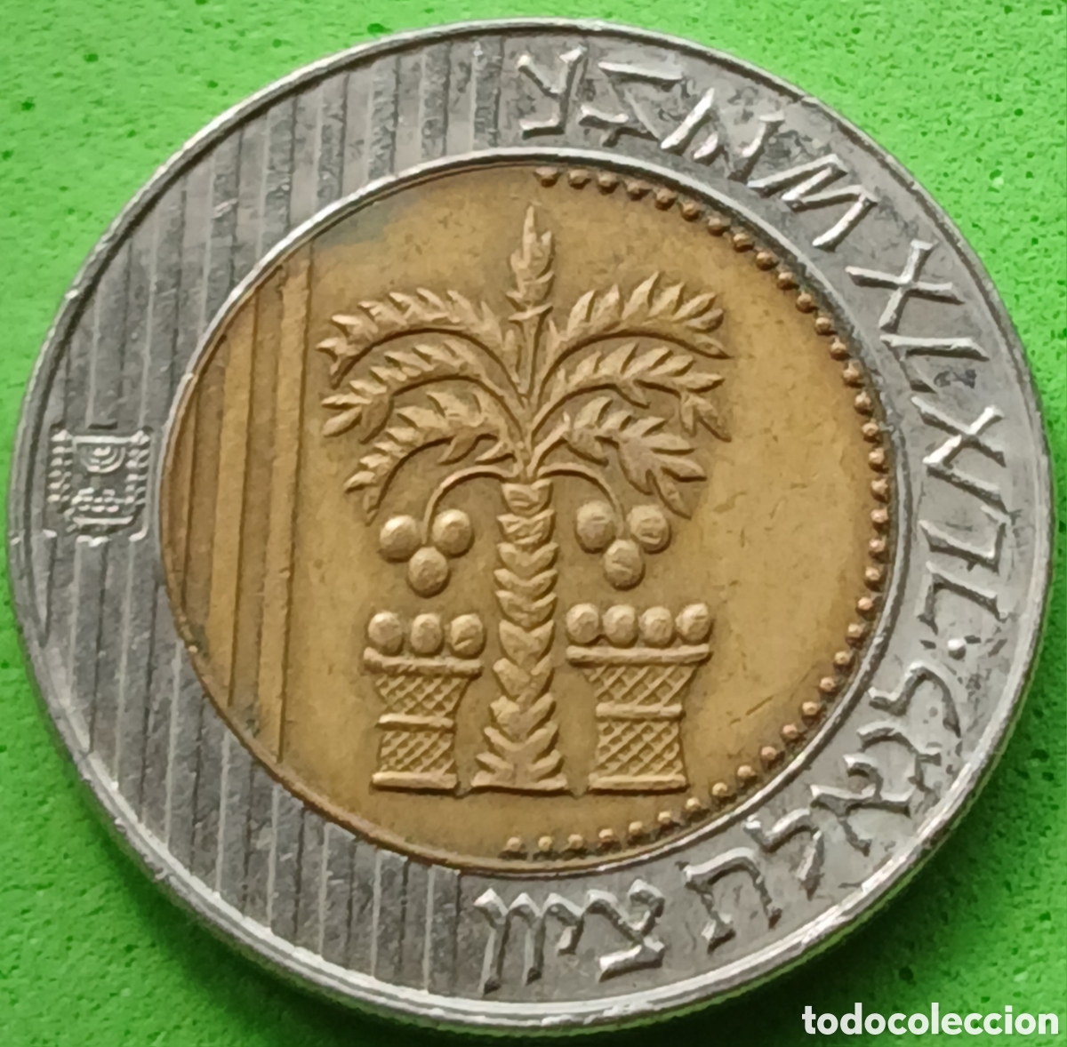 Monedas antiguas de Asia: Israel 10 nuevos sheqalim 1995 km#270