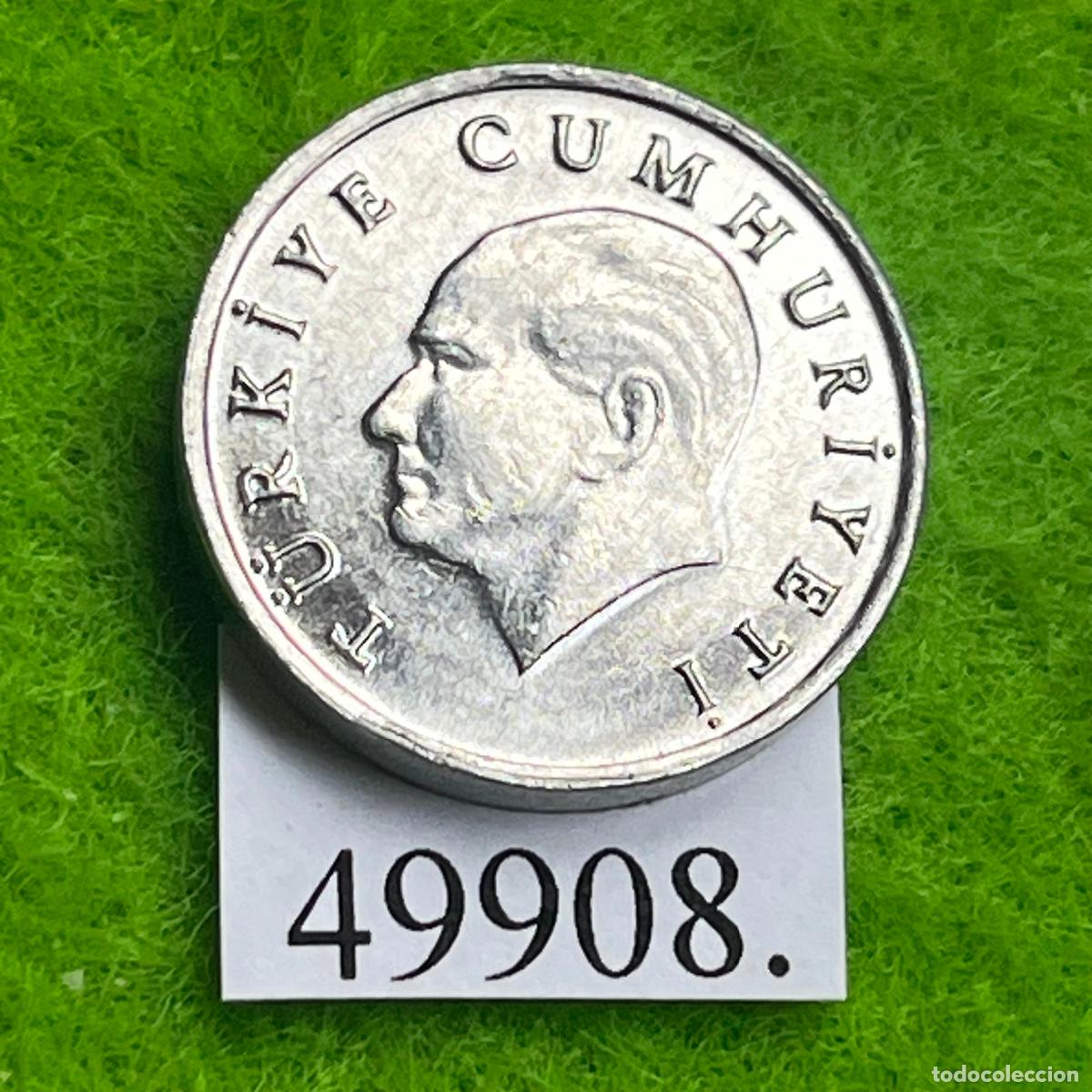 Monedas antiguas de Asia: Turquia 1 lira 1984, Mustafa Kemal Atat&uuml;rk, una moneda, Turk&iacute;a, T&uuml;rkiye