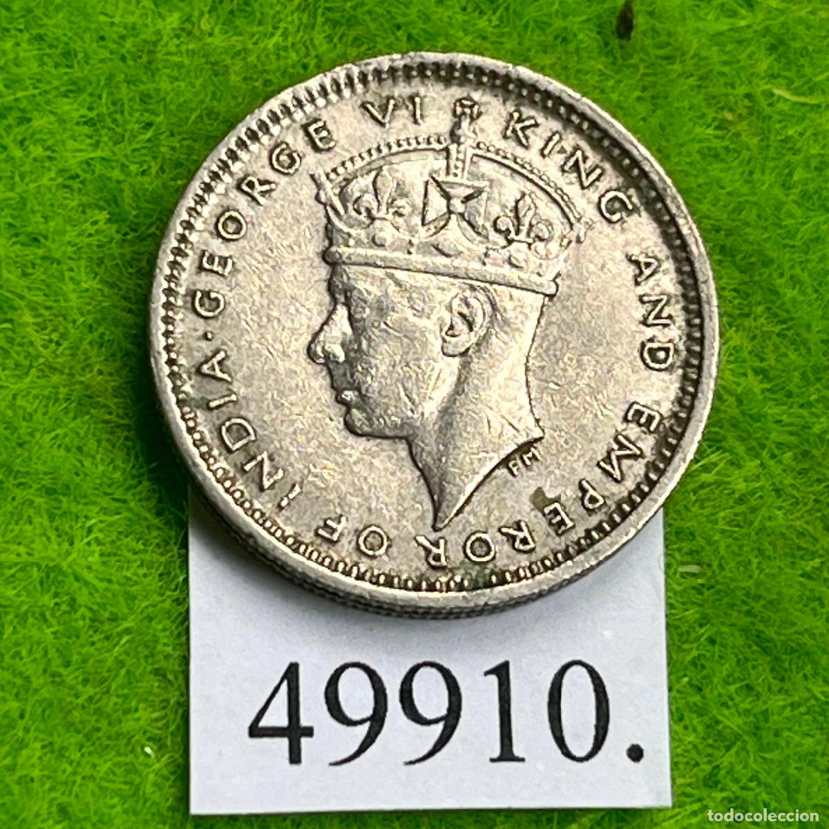Monedas antiguas de Asia: Hong Kong 5 c&eacute;ntimos 1938