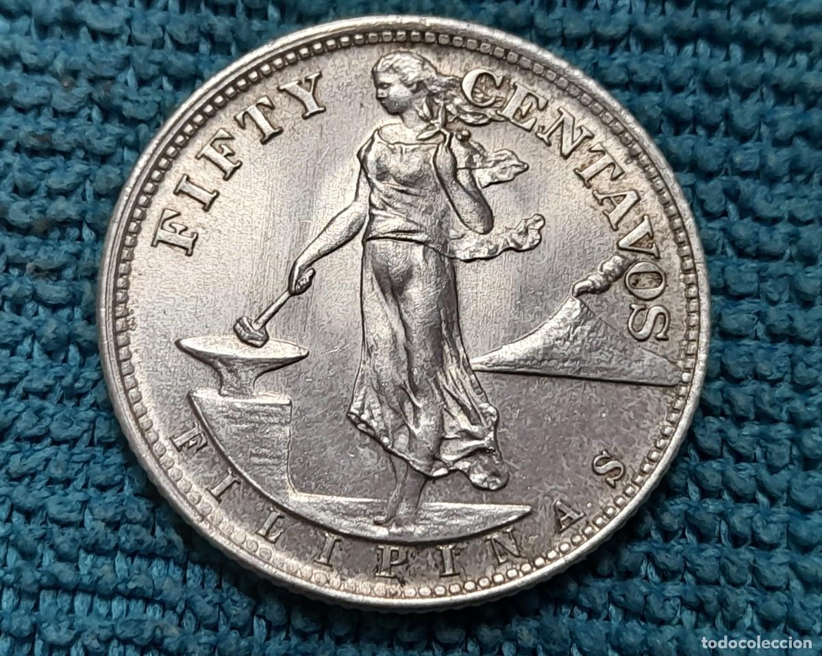 Monedas antiguas de Asia: Filipinas, 50 Centavos 1945