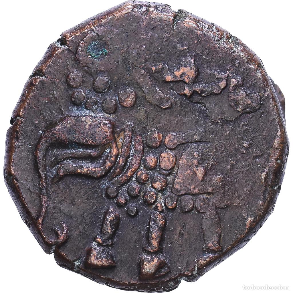 Monedas antiguas de Asia: [#1547780] Kingdom of Mysore, Krishna Raja Wodeyar, 20 Cash, 1811-1833, Bronce, BC+