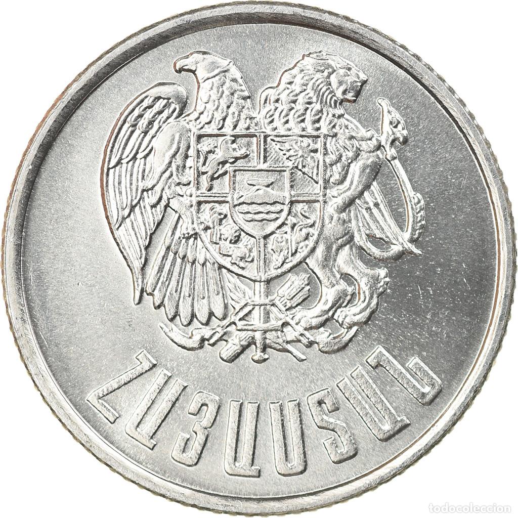 Monedas antiguas de Asia: [#793619] Moneda, Armenia, 3 Dram, 1994, SC, Aluminio, KM:55