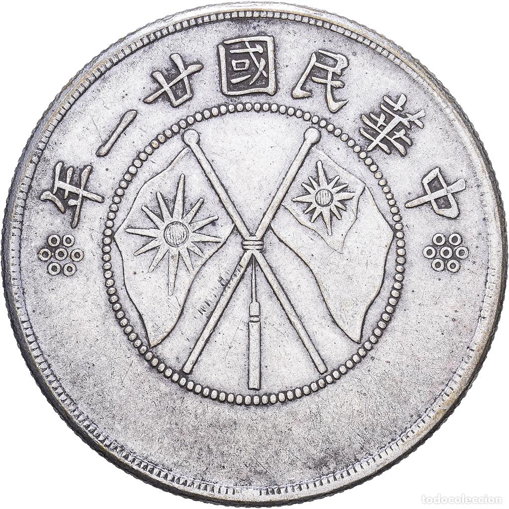 Monedas antiguas de Asia: [#1548078] Yunnan Province, 50 Cents, 1932, Plata, MBC, KM:492