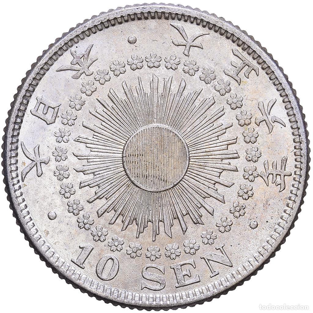 Monedas antiguas de Asia: [#1548097] Jap&oacute;n, Taishō, 10 Sen, Yr. 6 (1917), Japan mint, Plata, EBC+