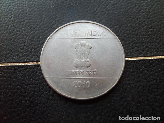 Monedas antiguas de Asia: * INDIA 1 RUPIA 2010