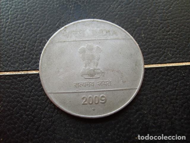 Monedas antiguas de Asia: * INDIA 2 RUPIAS 2009 DIAMANTE