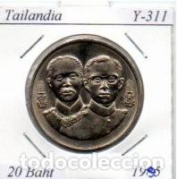 Monedas antiguas de Asia: TAILANDIA 1995, 20 BAHT, Y-311, EBC; 2,95 &euro; 1