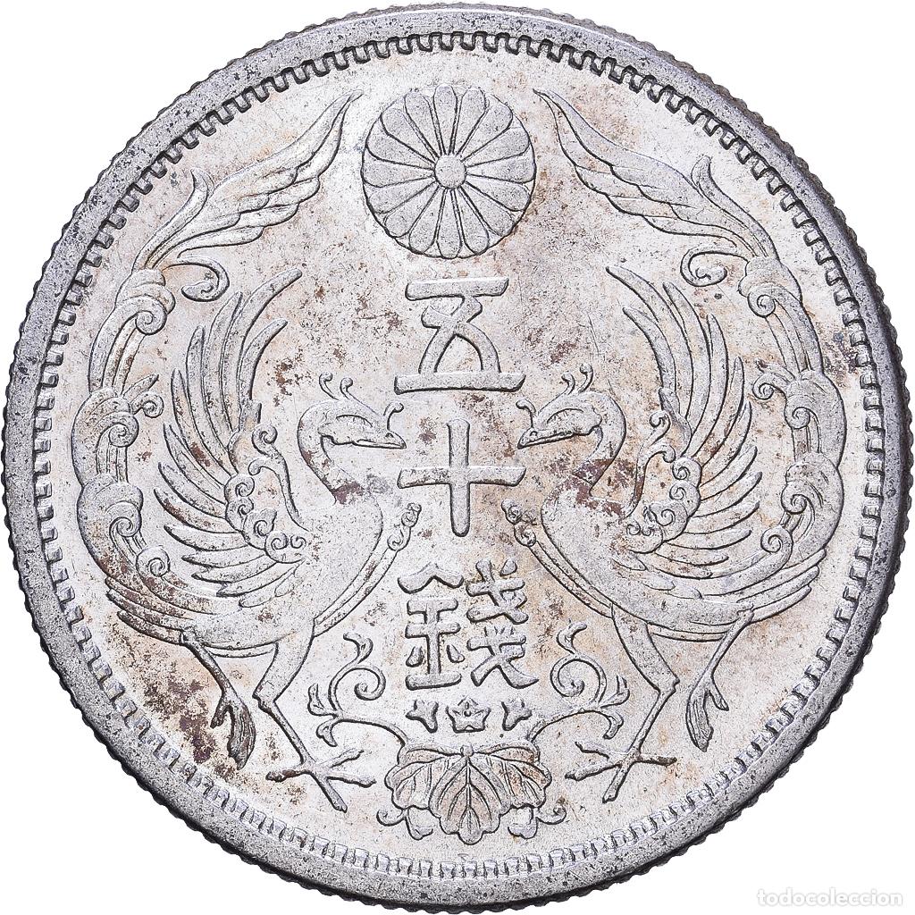 Monedas antiguas de Asia: [#1548100] Jap&oacute;n, Taishō, 50 Sen, 1923, Japan mint, Plata, EBC