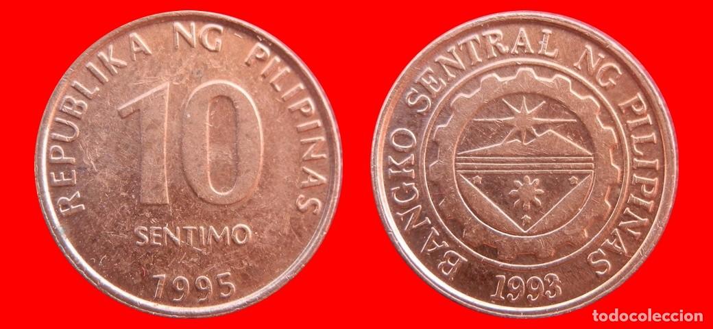 Monedas antiguas de Asia: 10 SENTIMOS 1995 FILIPINAS-157113
