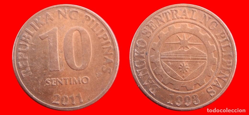 Monedas antiguas de Asia: 10 SENTIMOS 2011 FILIPINAS-157116