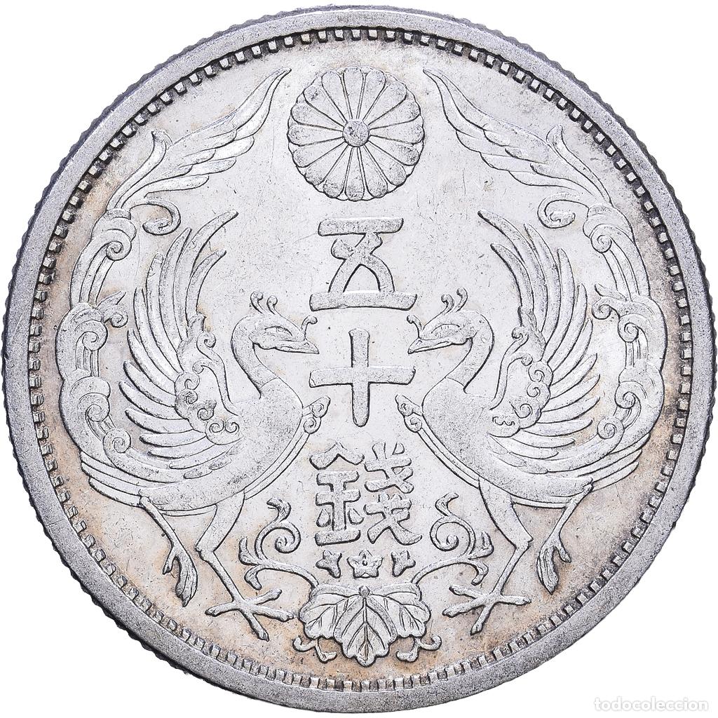 Monedas antiguas de Asia: [#1548102] Jap&oacute;n, Showa, 50 Sen, 1930, Japan mint, Plata, EBC