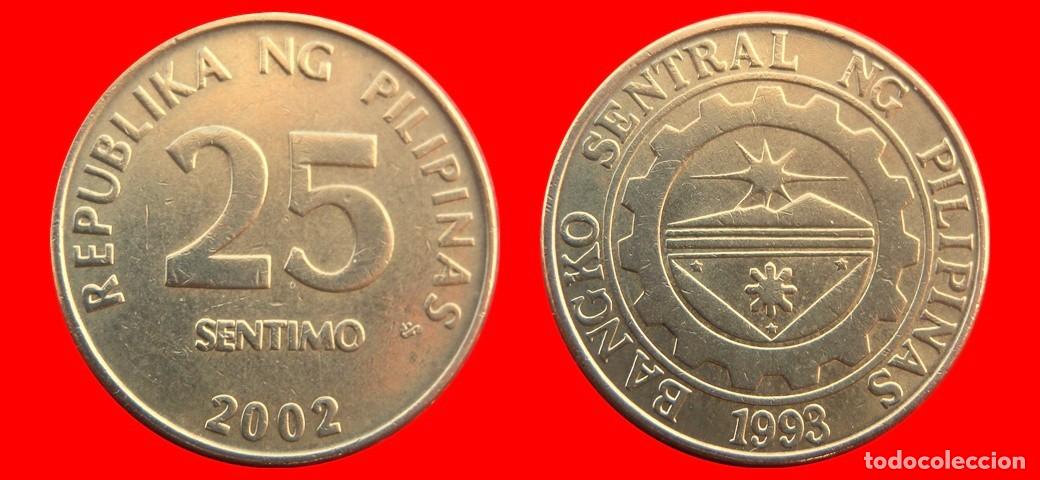 Monedas antiguas de Asia: 25 SENTIMOS 2002 FILIPINAS-157121